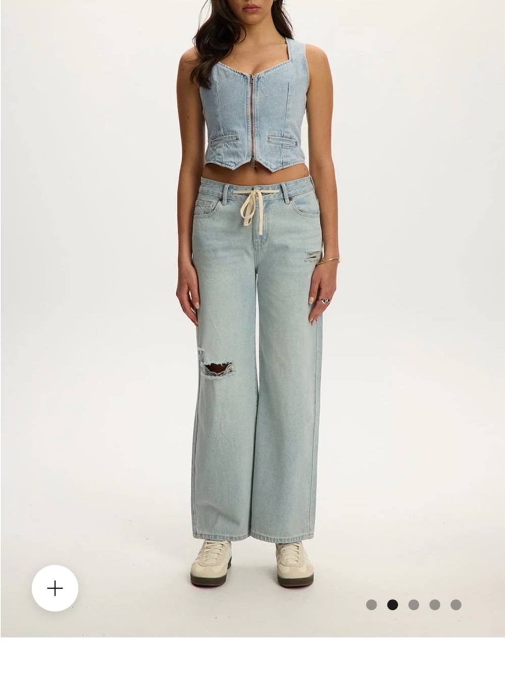 Dion low-rise baggy jeans